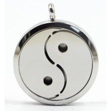 Tai Chi 30mm Rd Серебряный Нержавеющая сталь Духи Difffuser Locket